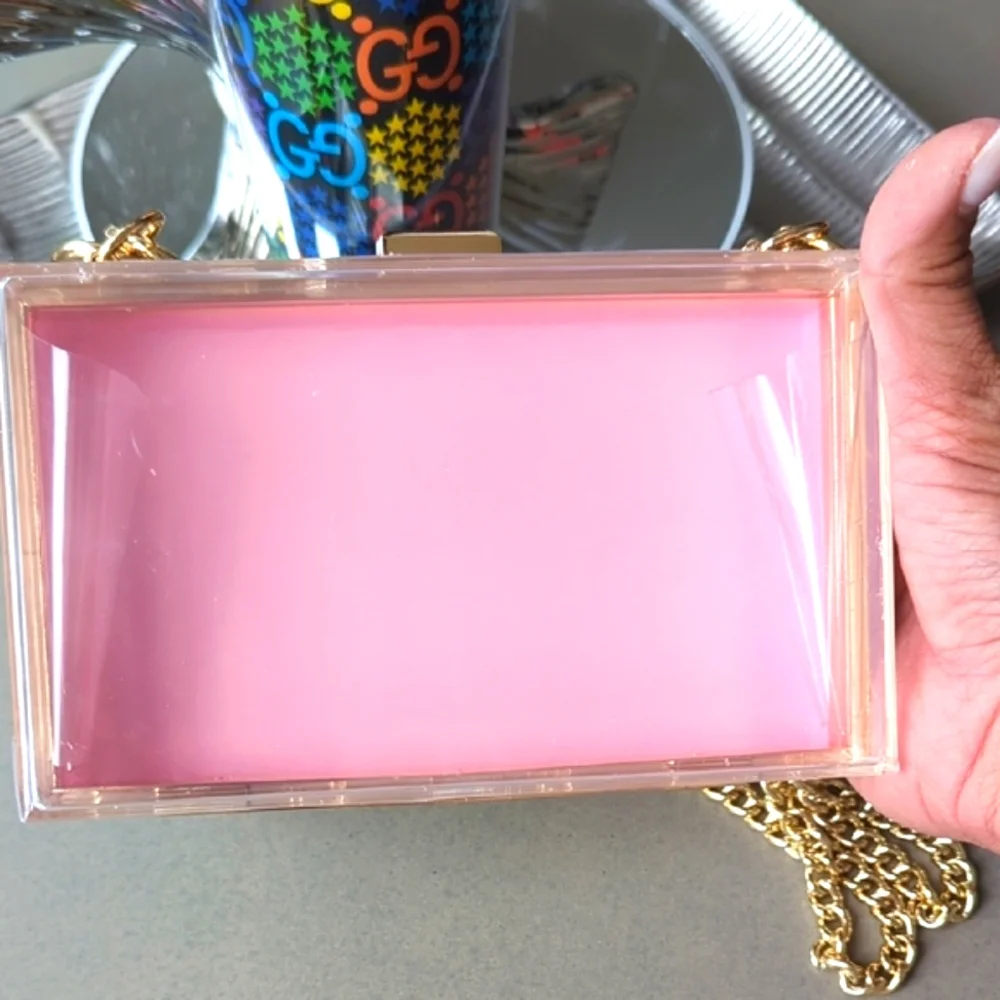 Upcycled Gucci Psychedelic Rainbow 🌈 Paper Shopping Bag Novelty Clutch